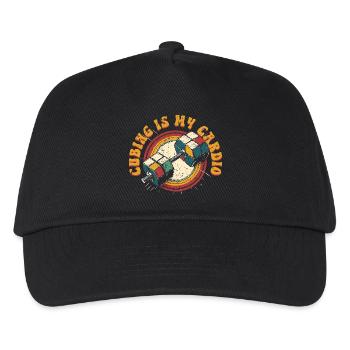 Le speedcubing Speed Cube est mon cardio - Casquette de baseball Enfant - noir - Devant