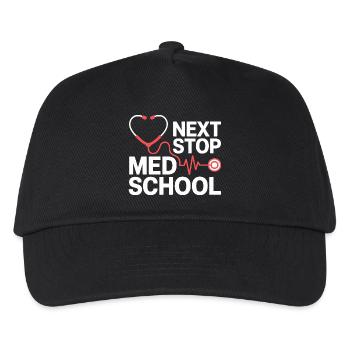 Thé cardiaque stéthoscope de l’école de médecine - Casquette de baseball Enfant - noir - Devant