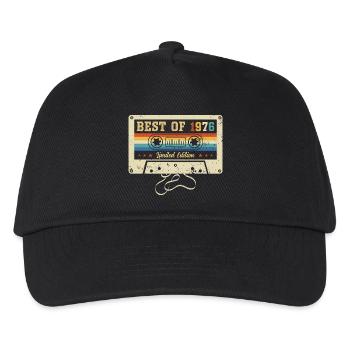 Best Of 1976 50th Birthday  - Kids’ Baseball Cap - black - Front
