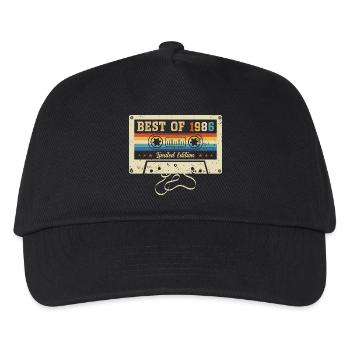 Best Of 1986 40th Birthday - Kids’ Baseball Cap - black - Front