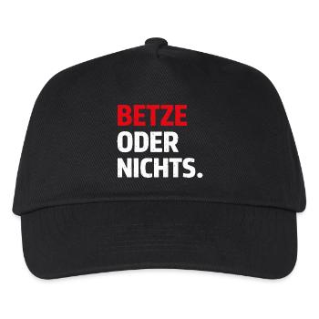 Betze oder nichts – Kaiserslautern Statement Shirt - Kinder Basecap - Schwarz - Vorne