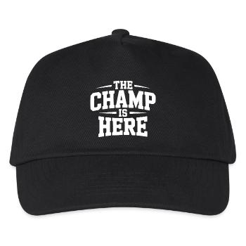 Der Champion ist da - Kinder Basecap - Schwarz - Vorne