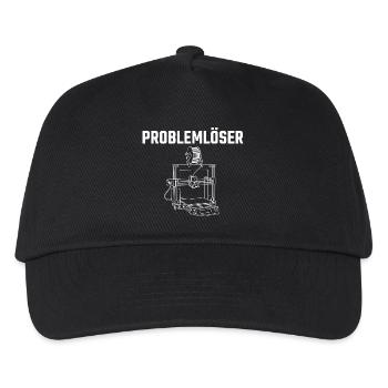 Problem Solver imprimante 3D – Conception de déclaration de créateur - Casquette de baseball Enfant - noir - Devant
