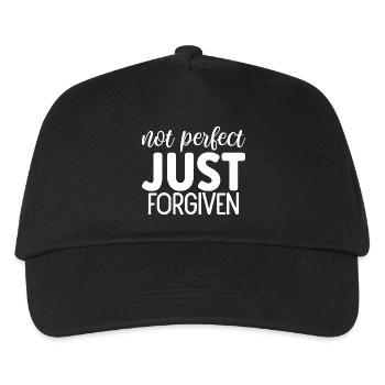 Pas parfait, juste pardonné - Casquette de baseball Enfant - noir - Devant