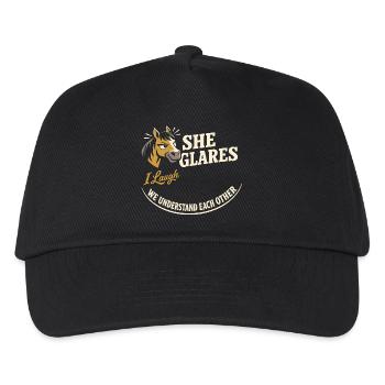 Horse Mood Humor Experienced Horse Owner - Kids’ Baseball Cap - black - Front