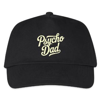Psycho Dad Vintage Script - Kinder Basecap - Schwarz - Vorne