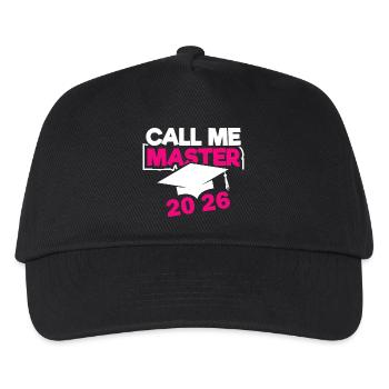 Master 2026 Graduation Graduation - Kids’ Baseball Cap - black - Front