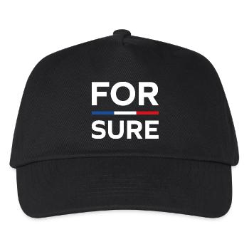 macron Ganz sicher - Kinder Basecap - Schwarz - Vorne