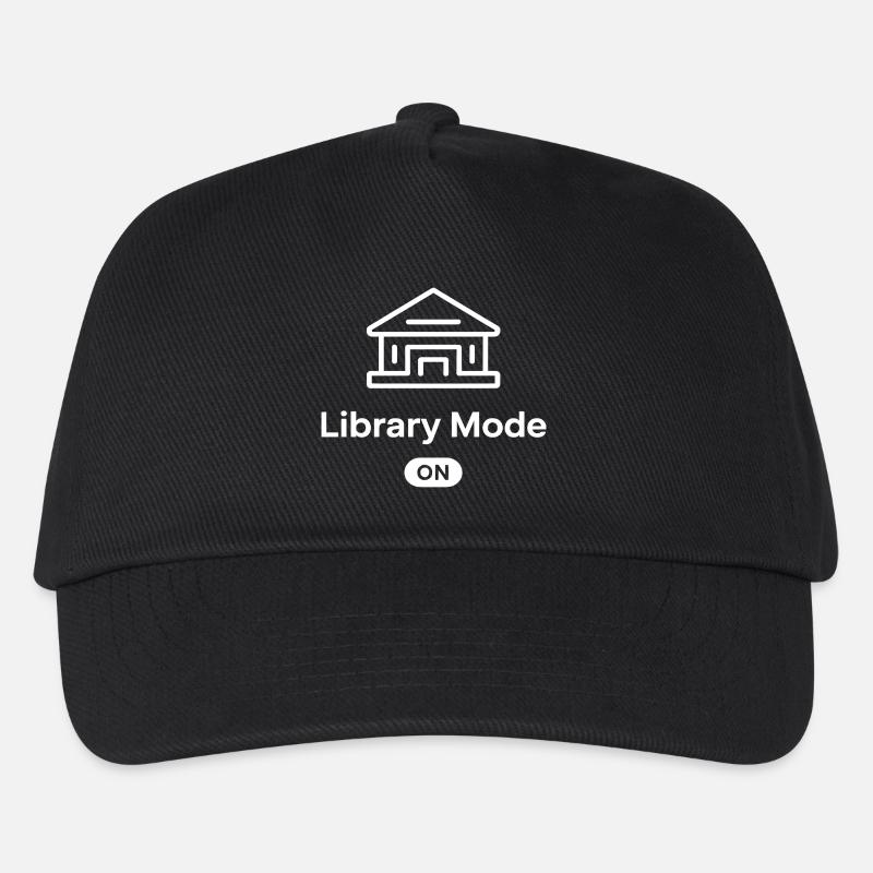 Library Mode On Read - Kids’ Baseball Cap - black