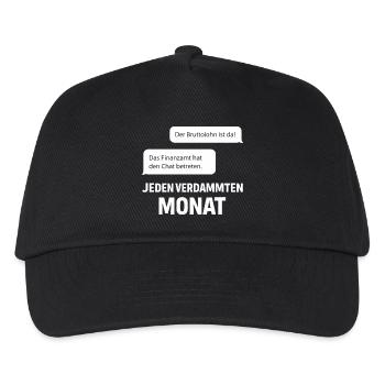 Tax office enters the chat - Kids’ Baseball Cap - black - Front
