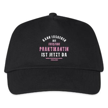Hairdressing intern, thank you for your internship at the hair salon - Kids’ Baseball Cap - black - Front