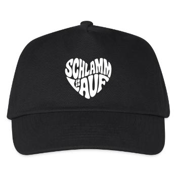 Course de boue 2026 - Forme de cœur - Course de boue 2026 - Casquette de baseball Enfant - noir - Devant