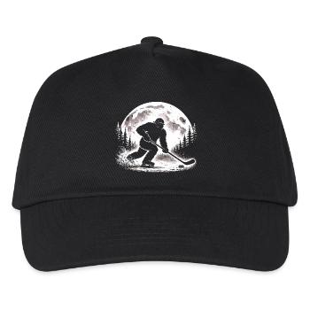 Bigfoot Eishockeyspieler - Kinder Basecap - Schwarz - Vorne