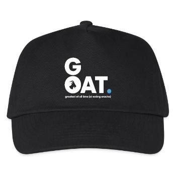 GOAT Snack Saying - Kids’ Baseball Cap - black - Front