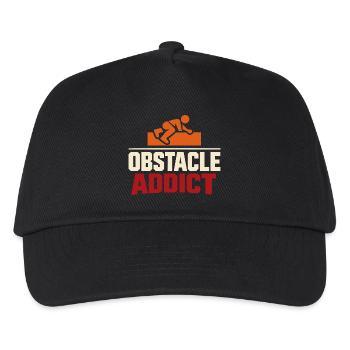 Parcours d’obstacles Course d’obstacles OCR - Casquette de baseball Enfant - noir - Devant