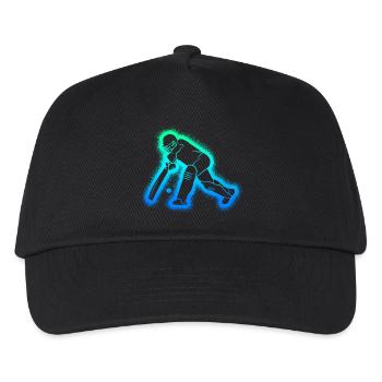 Cricket Boys Kids Men Cricketers - Kids’ Baseball Cap - black - Front
