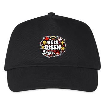 he is risen - Kinder Basecap - Schwarz - Vorne