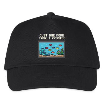 Aquarium Gamer Spruch - Kinder Basecap - Schwarz - Vorne