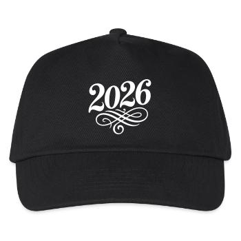 2026 year - Kids’ Baseball Cap - black - Front