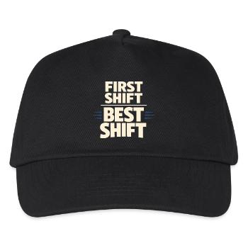 Beer League Hockey Funny Hockey Players Team Humor - Kids’ Baseball Cap - black - Front
