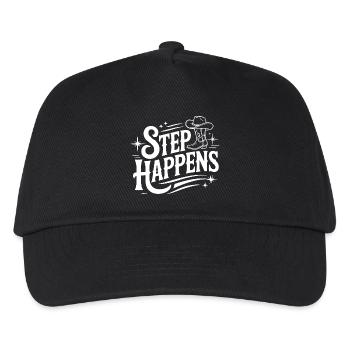 Step Happens Danse en ligne occidentale - Casquette de baseball Enfant - noir - Devant