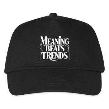 Logo Designer Meaning Beats Trends Visual Designer - Kids’ Baseball Cap - black - Front