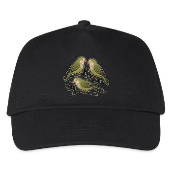 Kakapo Birds Kakapo Parrot New Zealand - Kids’ Baseball Cap - black - Front