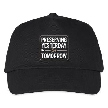 Preserving Yesterday for Tomorrow - Kids’ Baseball Cap - black - Front