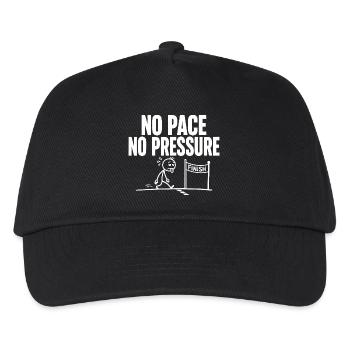 Pas de rythme, pas de pression - Casquette de baseball Enfant - noir - Devant