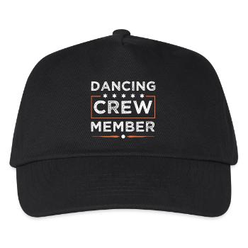 Dancing Crew - Kinder Basecap - Schwarz - Vorne