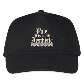 Typographie esthétique en dentelle pâle - Casquette de baseball Enfant - noir - Devant