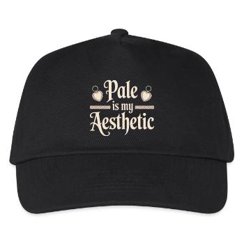 Pale Is My Aesthetic - Kids’ Baseball Cap - black - Front