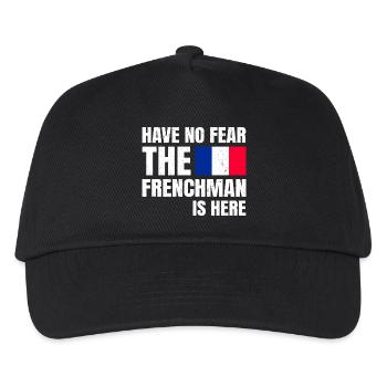 N’aie pas crainte, le Français est là Franzose - Casquette de baseball Enfant - noir - Devant