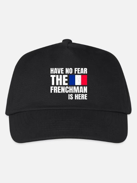 N’aie pas crainte, le Français est là Franzose - Casquette de baseball Enfant - noir