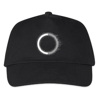 Cercle Halo pointillé - Casquette de baseball Enfant - noir - Devant