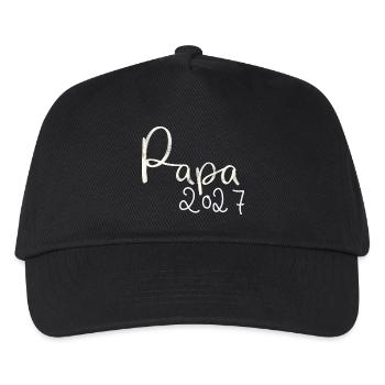 Papa 2027 - Casquette de baseball Enfant - noir - Devant
