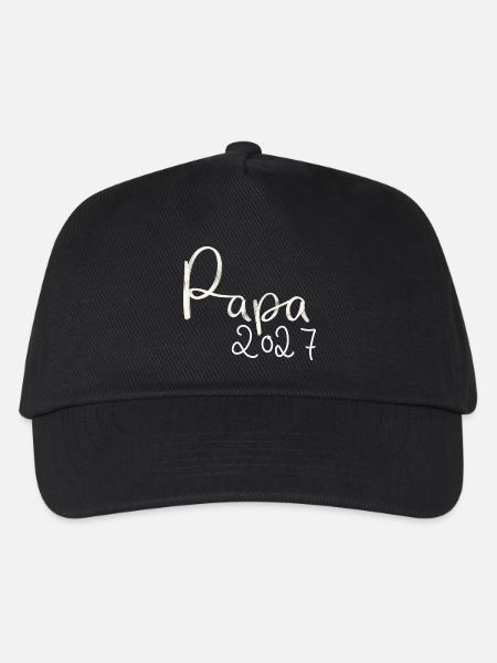 Papa 2027 - Kinder Basecap - Schwarz