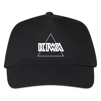 KIWA Logo - Casquette de baseball Enfant - noir - Devant