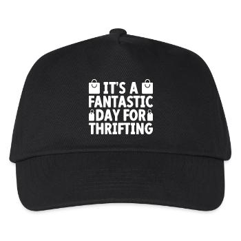 Thrift Shop Fantastic Day For Thrifting Love - Kids’ Baseball Cap - black - Front
