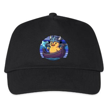 Motifs drôles de canards Citons amoureux de canards - Casquette de baseball Enfant - noir - Devant