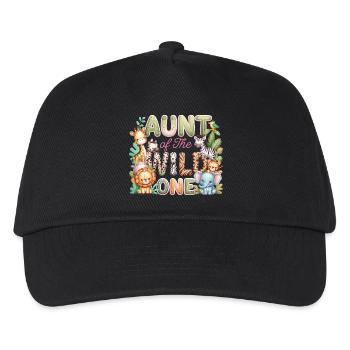Tante des Wilden - Kinder Basecap - Schwarz - Vorne