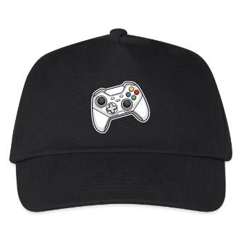 Retro controller illustration - Kids’ Baseball Cap - black - Front
