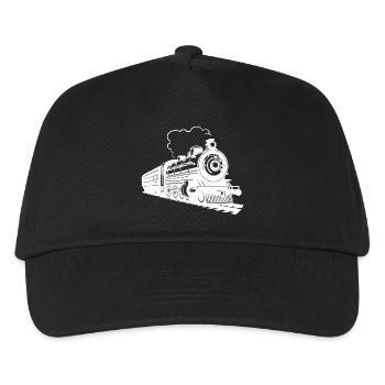 Graphique ferroviaire - Casquette de baseball Enfant - noir - Devant