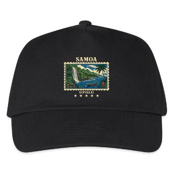 Samoa Upolu Vintage Travel Brand - Kids’ Baseball Cap - black - Front