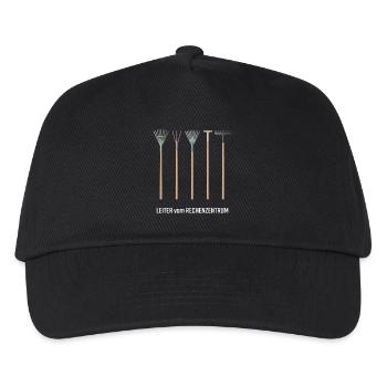Rechenzentrum IT EDV Nerd Computer Shirt Geschenk - Kinder Basecap - Schwarz - Vorne