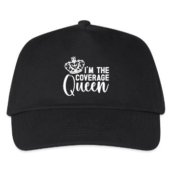 Insurance Agent Costume Coverage Queen Medicare - Kinder Basecap - Schwarz - Vorne