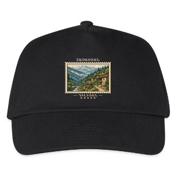 Armenia Dilijan Vintage Travel Brand - Kids’ Baseball Cap - black - Front