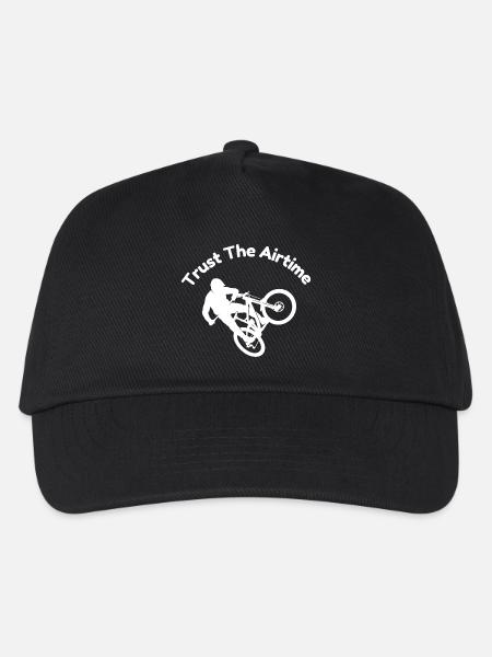 Trust The AirTime - Kinder Basecap - Schwarz