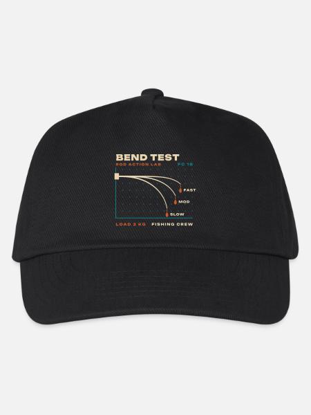 Biegetest - Kinder Basecap - Schwarz