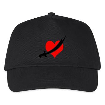 alevi kalp - Kids’ Baseball Cap - black - Front